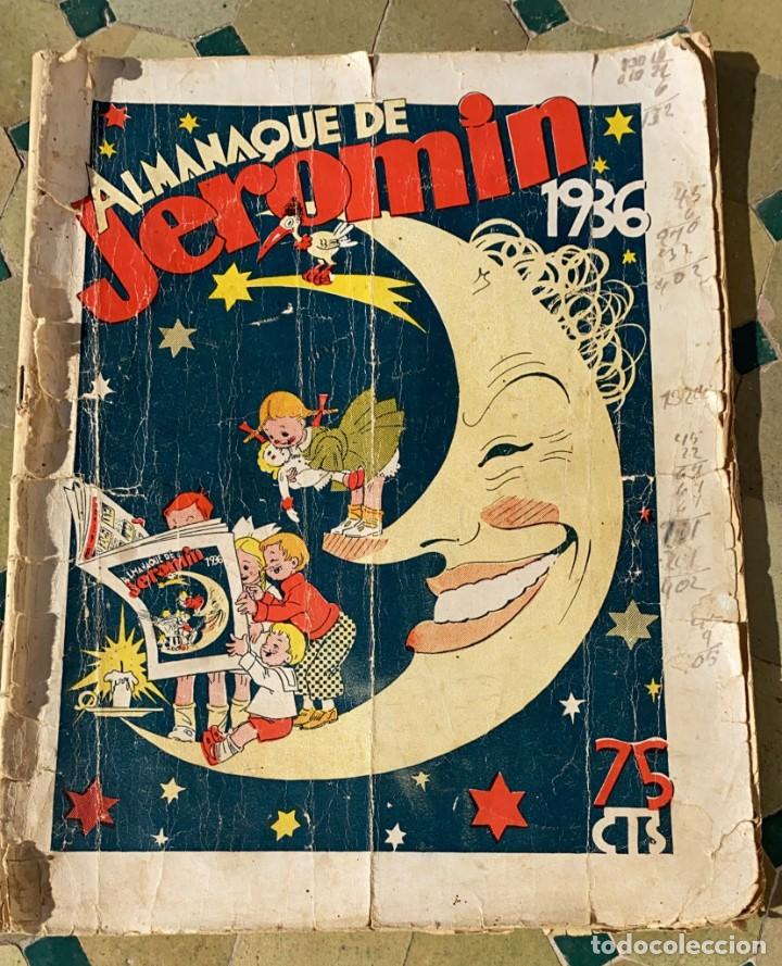Tebeos: ALMANAQUE ANTIGUO DE JEROMIN 1936 - Foto 1