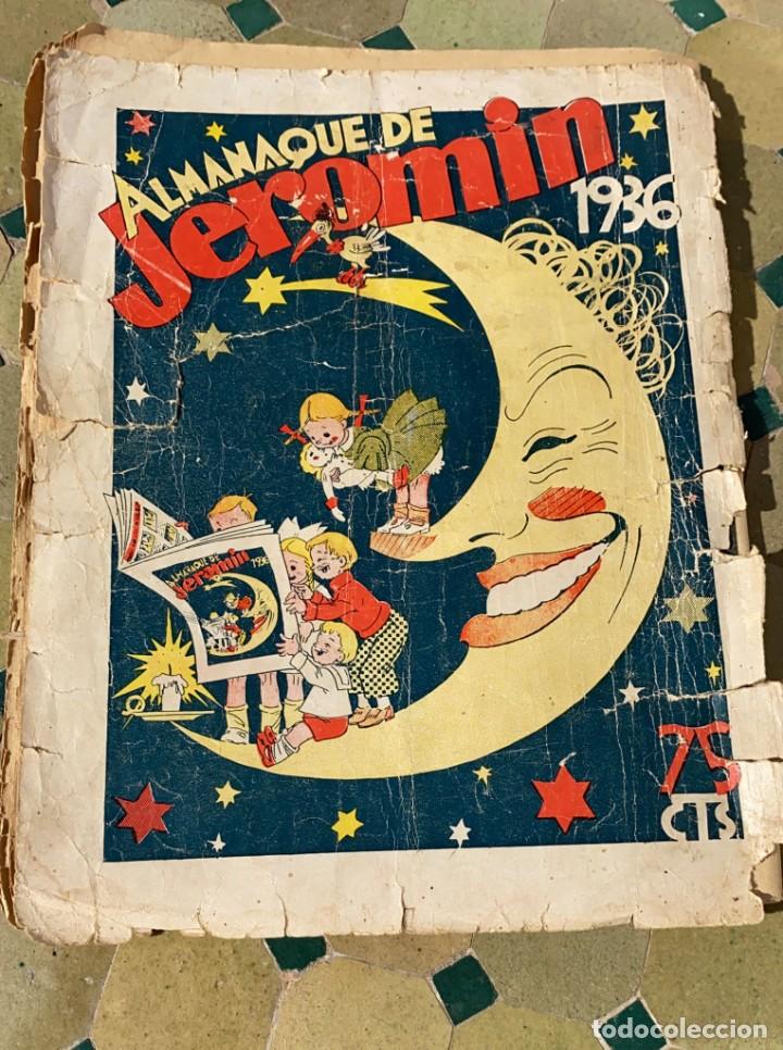 Tebeos: ALMANAQUE ANTIGUO DE JEROMIN 1936 - Foto 2
