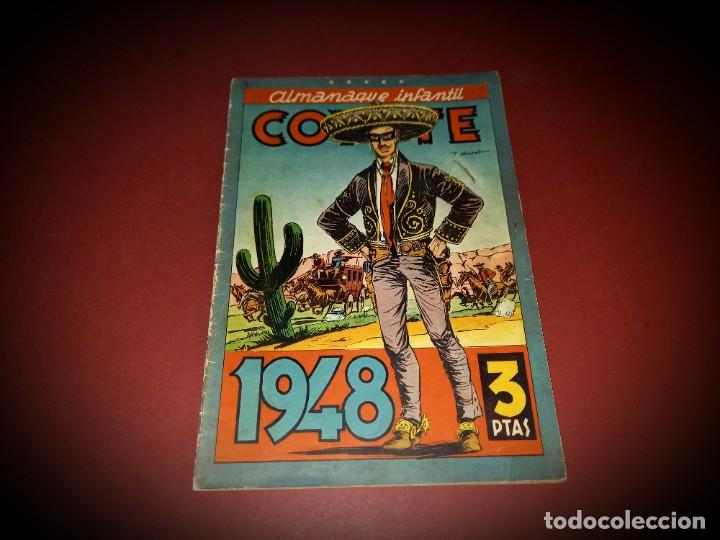 Tebeos: ALMANAQUE COYOTE A&Ntilde;O 1948 -ORIGINAL - Foto 1