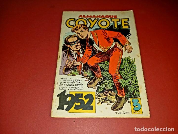Tebeos: ALMANAQUE COYOTE A&Ntilde;O 1952 -ORIGINAL- - Foto 1
