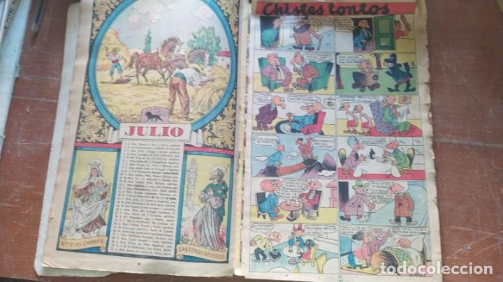 Tebeos: ALMANAQUE ANTIGUO FLECHAS Y PELAYOS DE 1943 - Foto 2