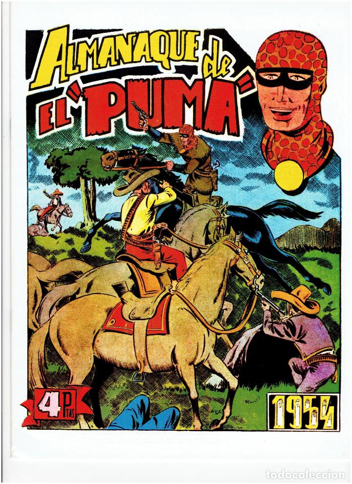 Tebeos: * EL PUMA * ALMANAQUE 1954 * REEDICION IMPECABLE * - Foto 1