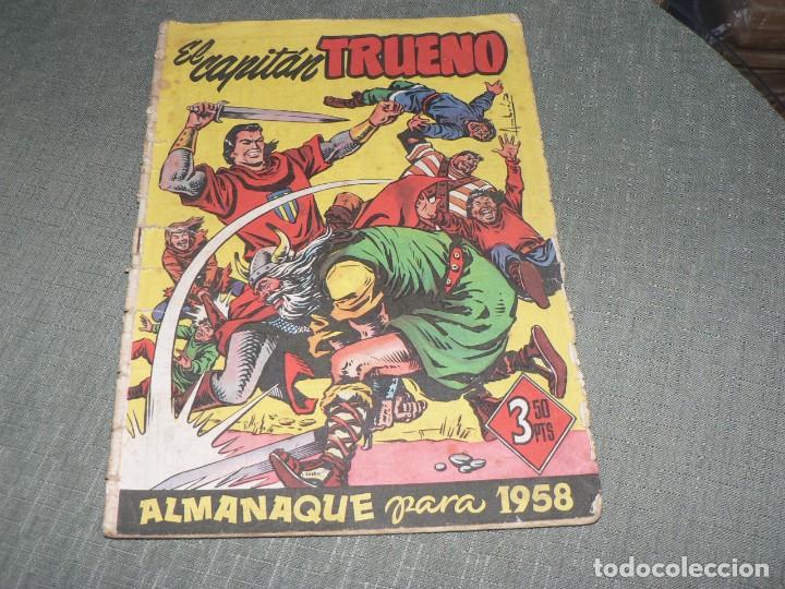 Tebeos: CAPITAN TRUENO ALMANAQUE DE 1958 - Foto 1