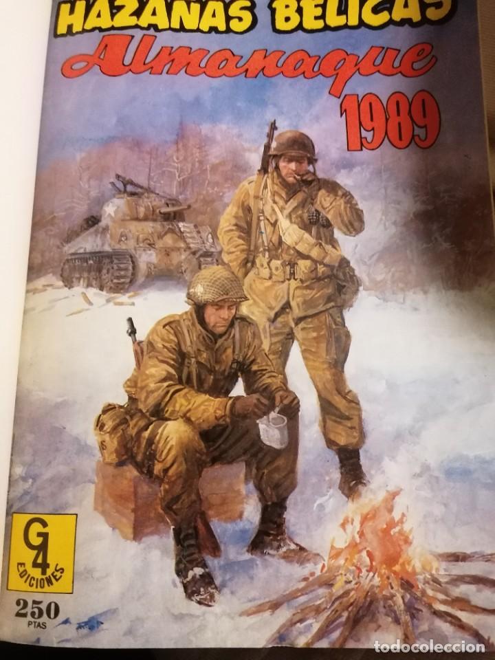 Tebeos: HAZA&Ntilde;AS B&Eacute;LICAS EXTRA ALMANAQUE 1989 - Foto 2