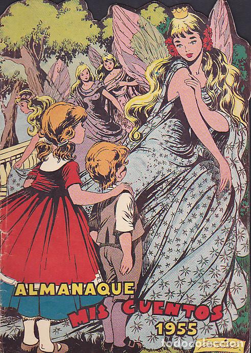 Tebeos: COMIC COLECCION MIS CUENTOS ALMANAQUE PARA 1955 - Foto 1