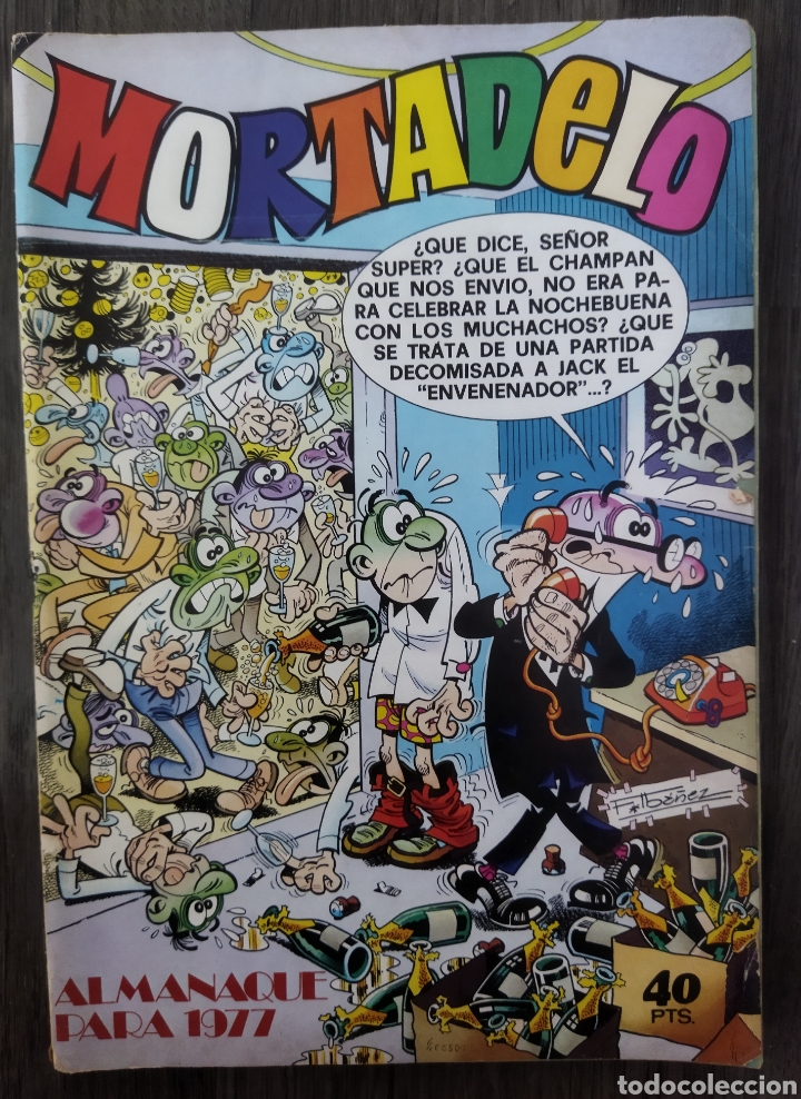 Tebeos: Almanaque MORTADELO 1977 - Foto 1