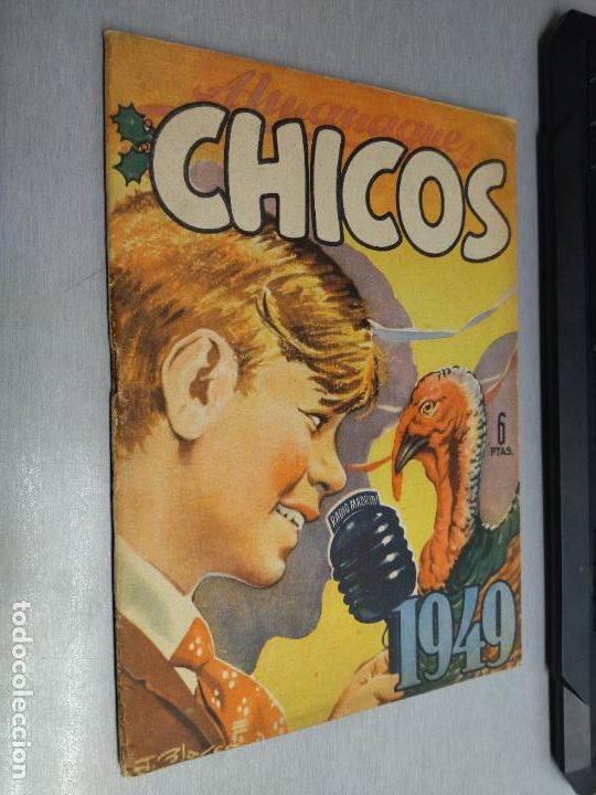 Tebeos: CHICOS ALMANAQUE 1949 / CONSUELO GIL - ORIGINAL - Foto 1