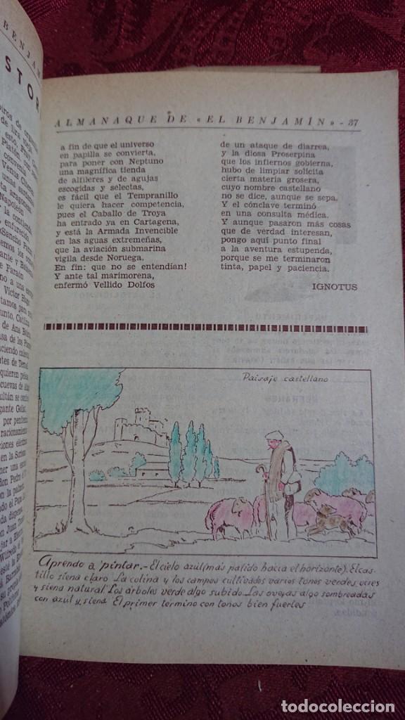 Tebeos: REVISTA ALMANAQUE DEL BENJAMIN A&Ntilde;O 1951 - Foto 3