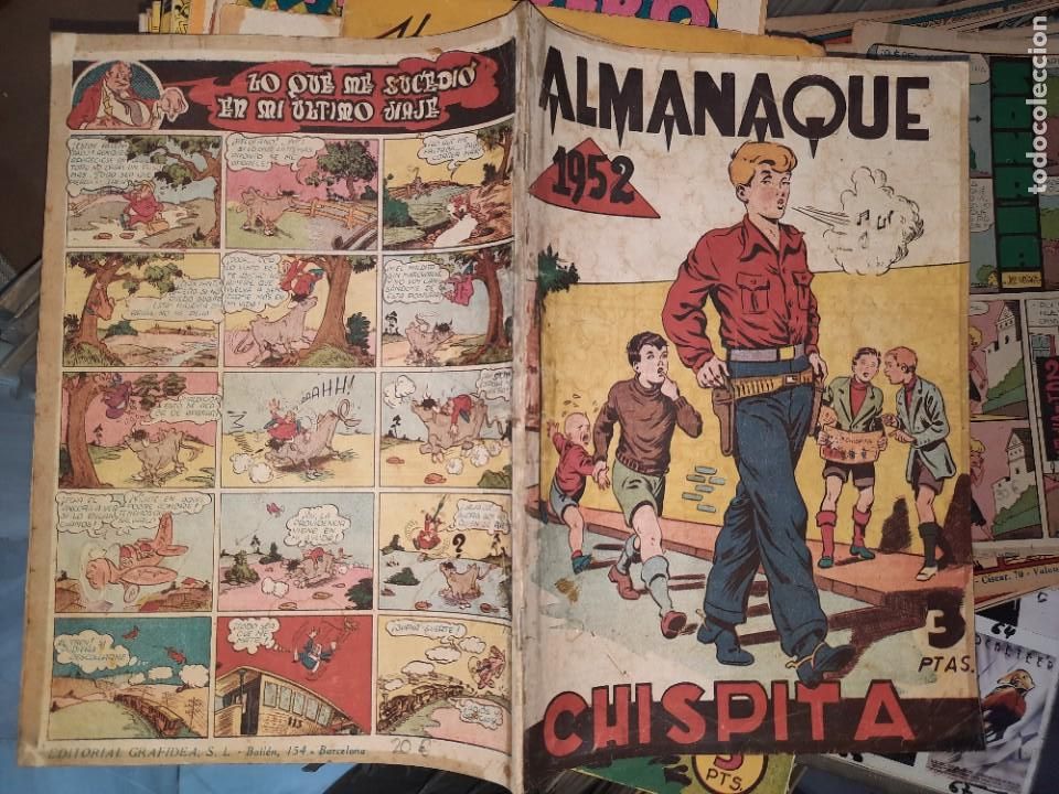 Tebeos: Chispita - Almanaque 1952 - Original - Foto 2