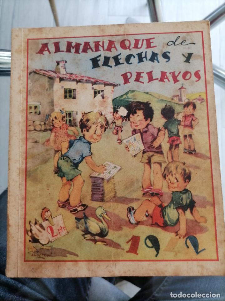 Tebeos: ALMANAQUE FLECHAS Y PELAYOS ORIGINAL 1942 - Foto 1