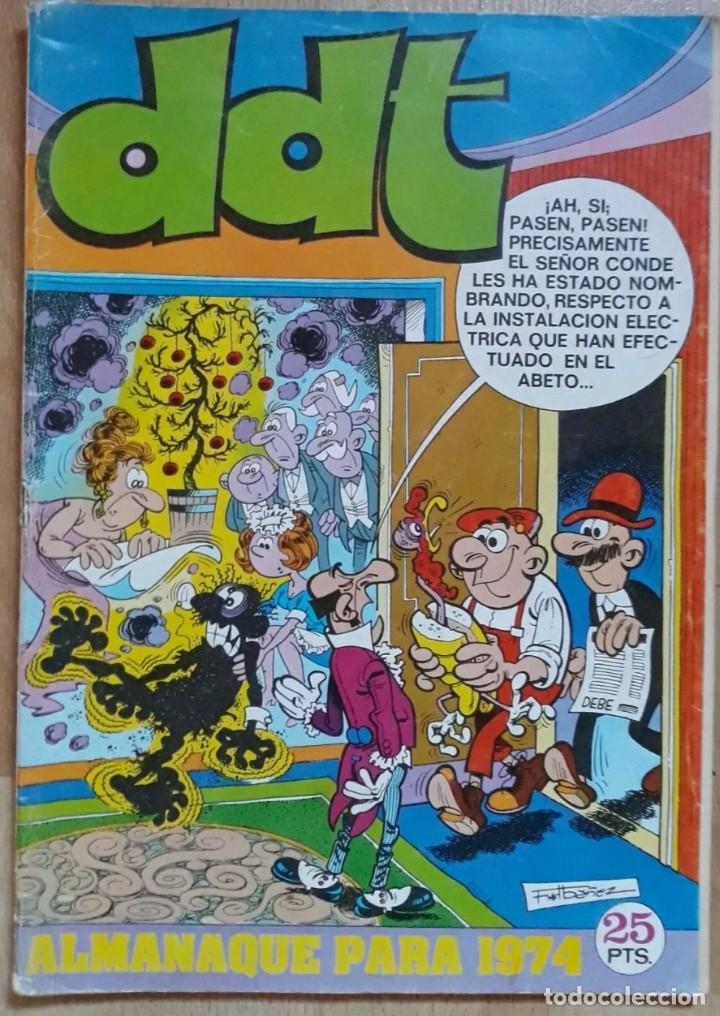 Tebeos: DDT ALMANAQUE PARA 1974. - Foto 1