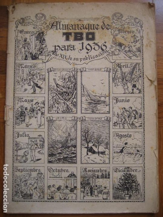 Tebeos: Almanaque de TBO. 1936. - Foto 1