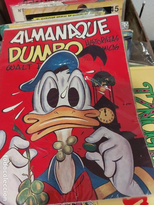 Tebeos: ALAMANAQUE DUMBO. 1950. MUY DIF&Iacute;CIL. - Foto 1