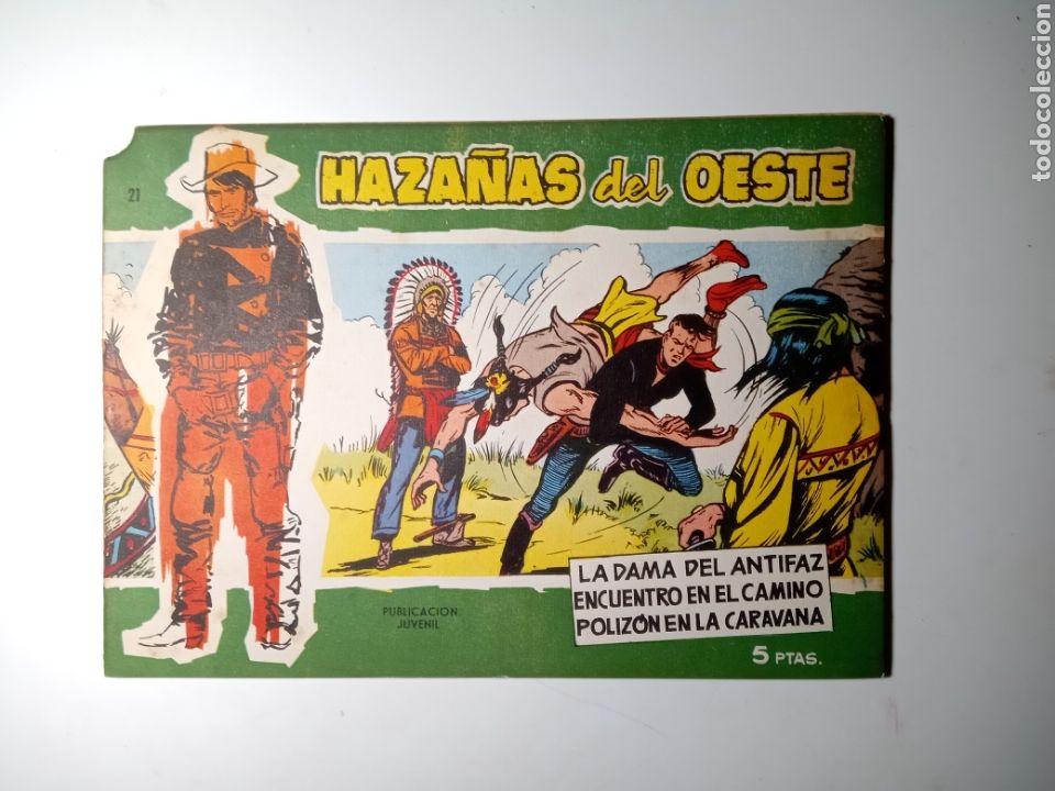 Tebeos: Haza&ntilde;as del oeste n&deg; 21 Toray 1959 - Foto 1