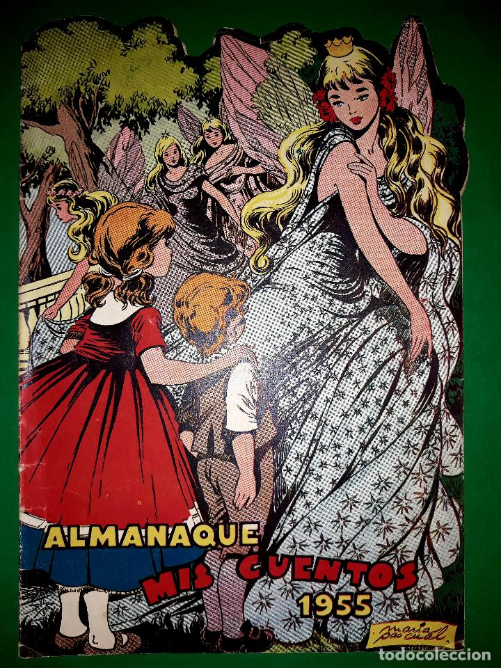 Tebeos: Colecci&oacute;n Mis Cuentos Almanaque 1955 - Foto 1
