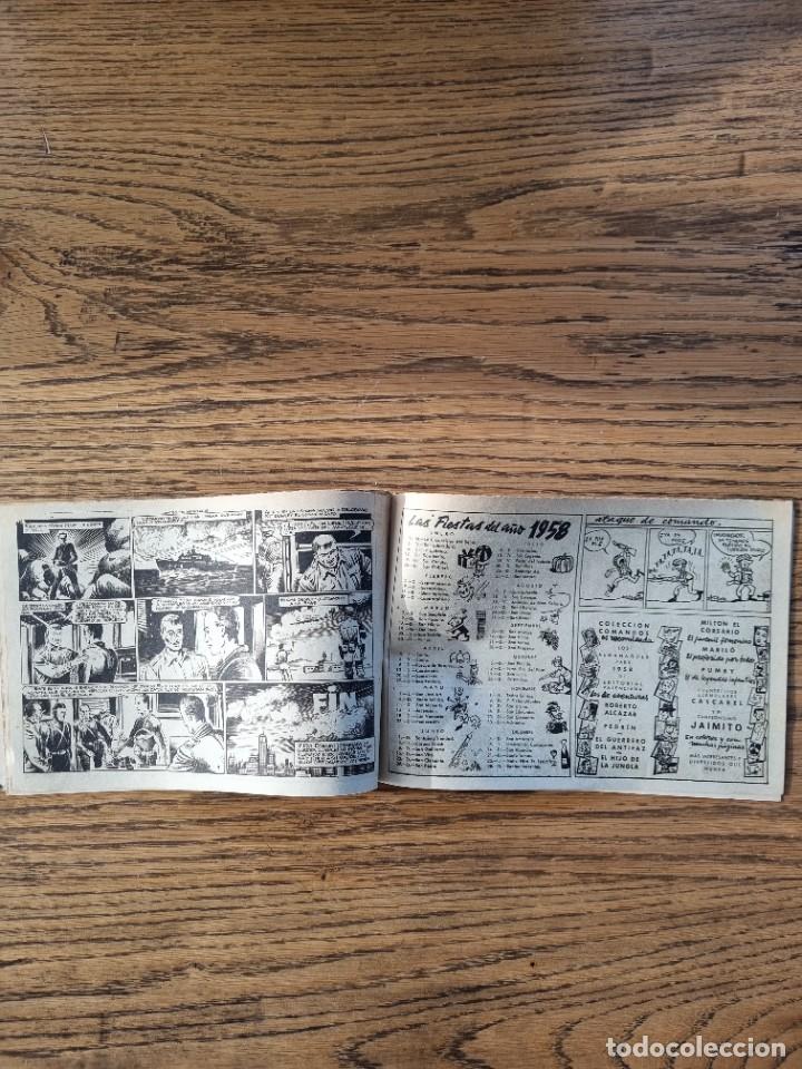 Tebeos: COLECCION COMANDOS ALMANAQUE 1958 ORIGINAL - Foto 5
