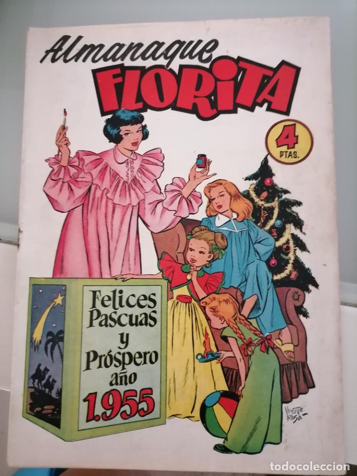 Tebeos: ALMANAQUE FLORITA 1955 - Foto 1