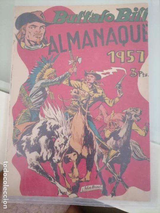 Tebeos: ALMANAQUE B&Uacute;FFALO BILL 1957 - Foto 1