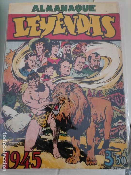 Tebeos: ALMANAQUE LEYENDAS 1945 HISPANO AMERICANA - Foto 1