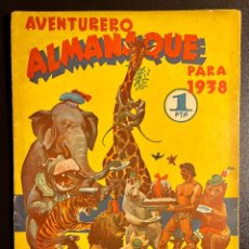 BDs: ALMANAQUE AVENTURERO 1938. ORIGINAL HISPANO AMERICANA. BUEN ESTADO. Lote 360356405