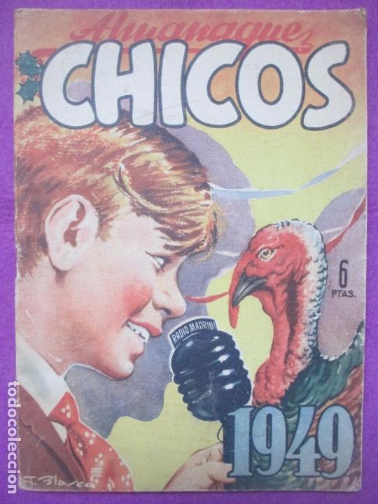 Tebeos: TEBEO ALMANAQUE CHICOS 1949 - Foto 1