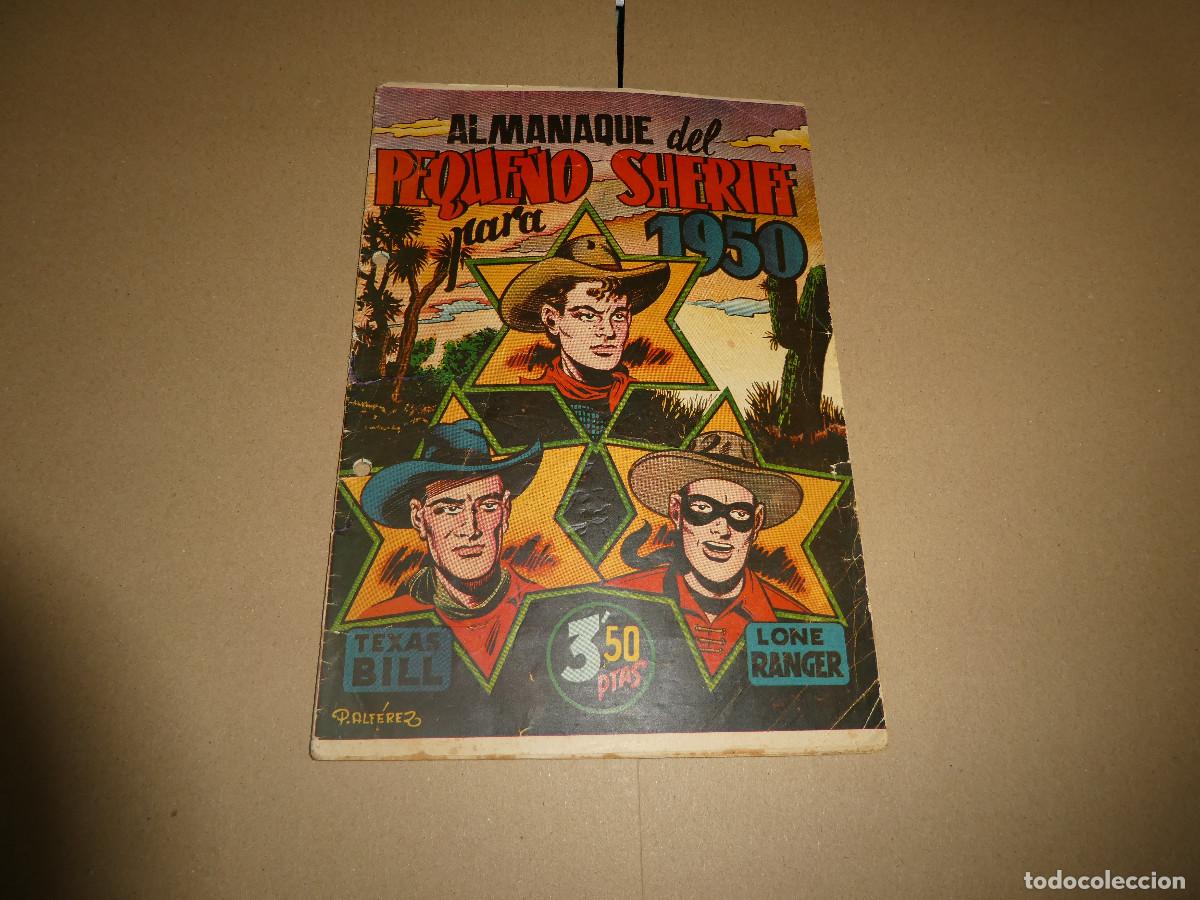 Tebeos: almanaque el peque&ntilde;o sheriff 1950, original - Foto 1