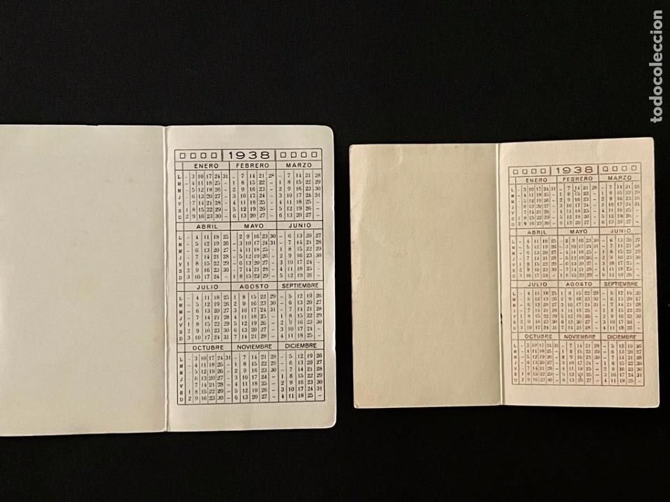 Tebeos: LOTE DE DOS ALMANAQUES - CALENDARIOS DE 1938 - Foto 2
