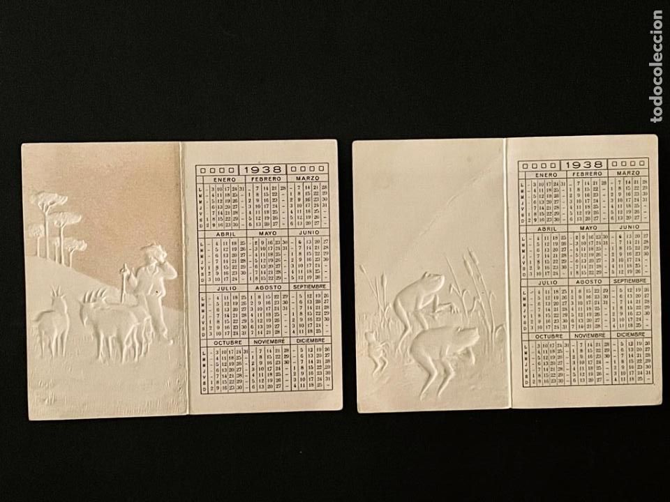 Tebeos: LOTE DE DOS ALMANAQUES - CALENDARIOS DE 1938 - Foto 2