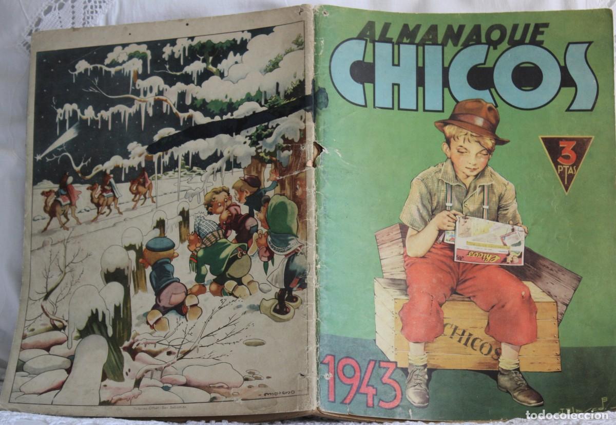 Tebeos: ALMANAQUE CHICOS 1943 - Foto 1