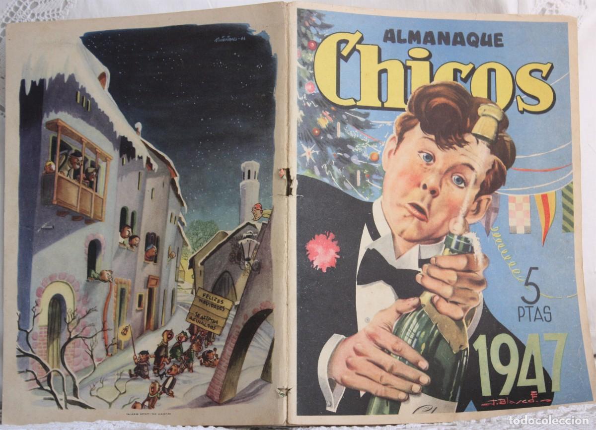 Tebeos: ALMANAQUE CHICOS 1947 - Foto 1