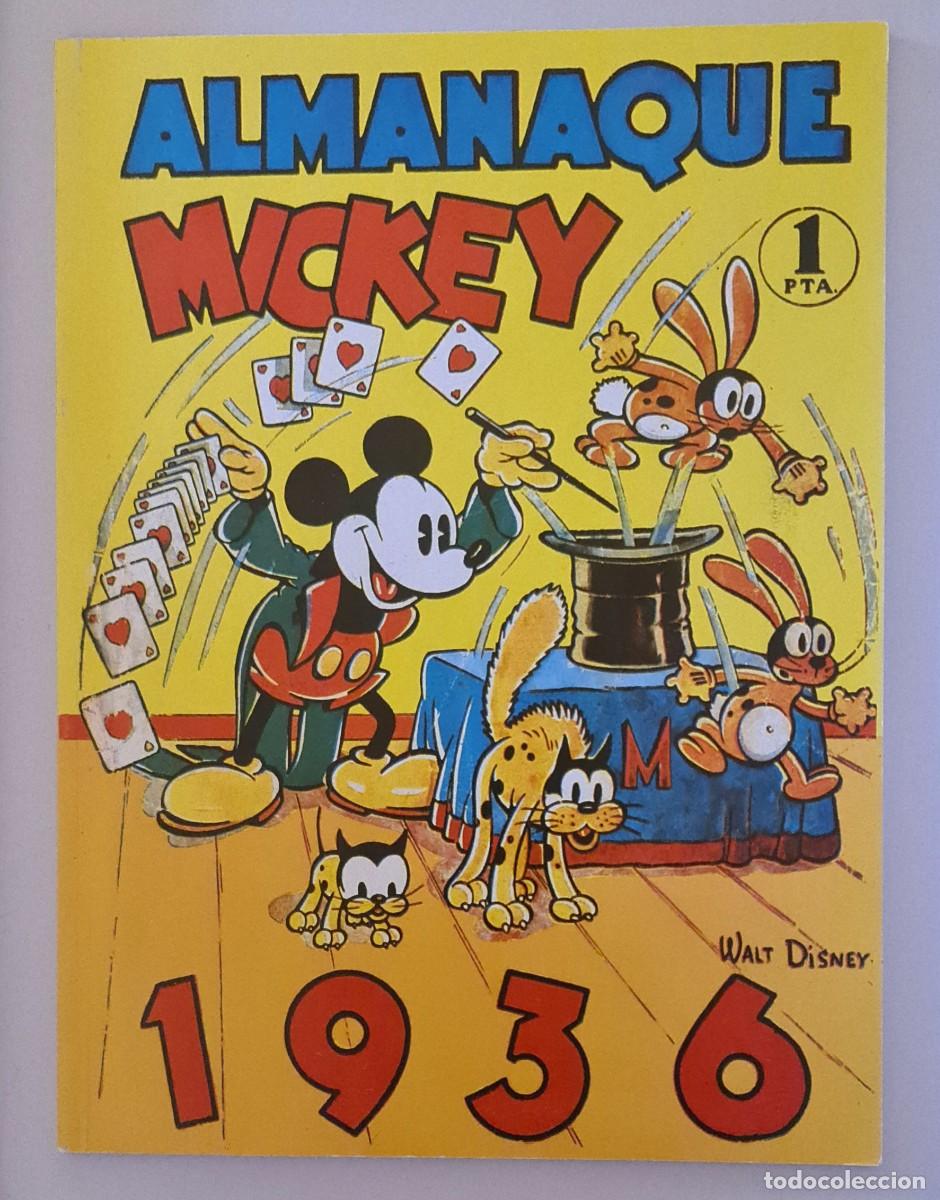 Tebeos: Almanaque Mickey 1936. Facsimil - Foto 1