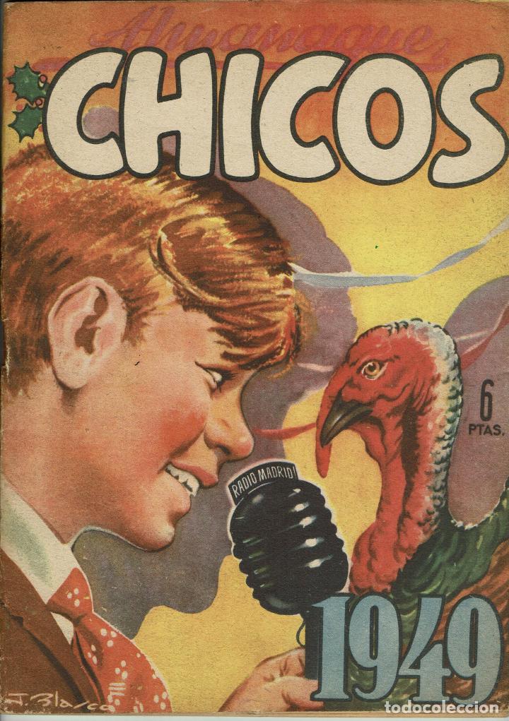 Tebeos: CHICOS ALMANAQUE PARA 1949 - Foto 1