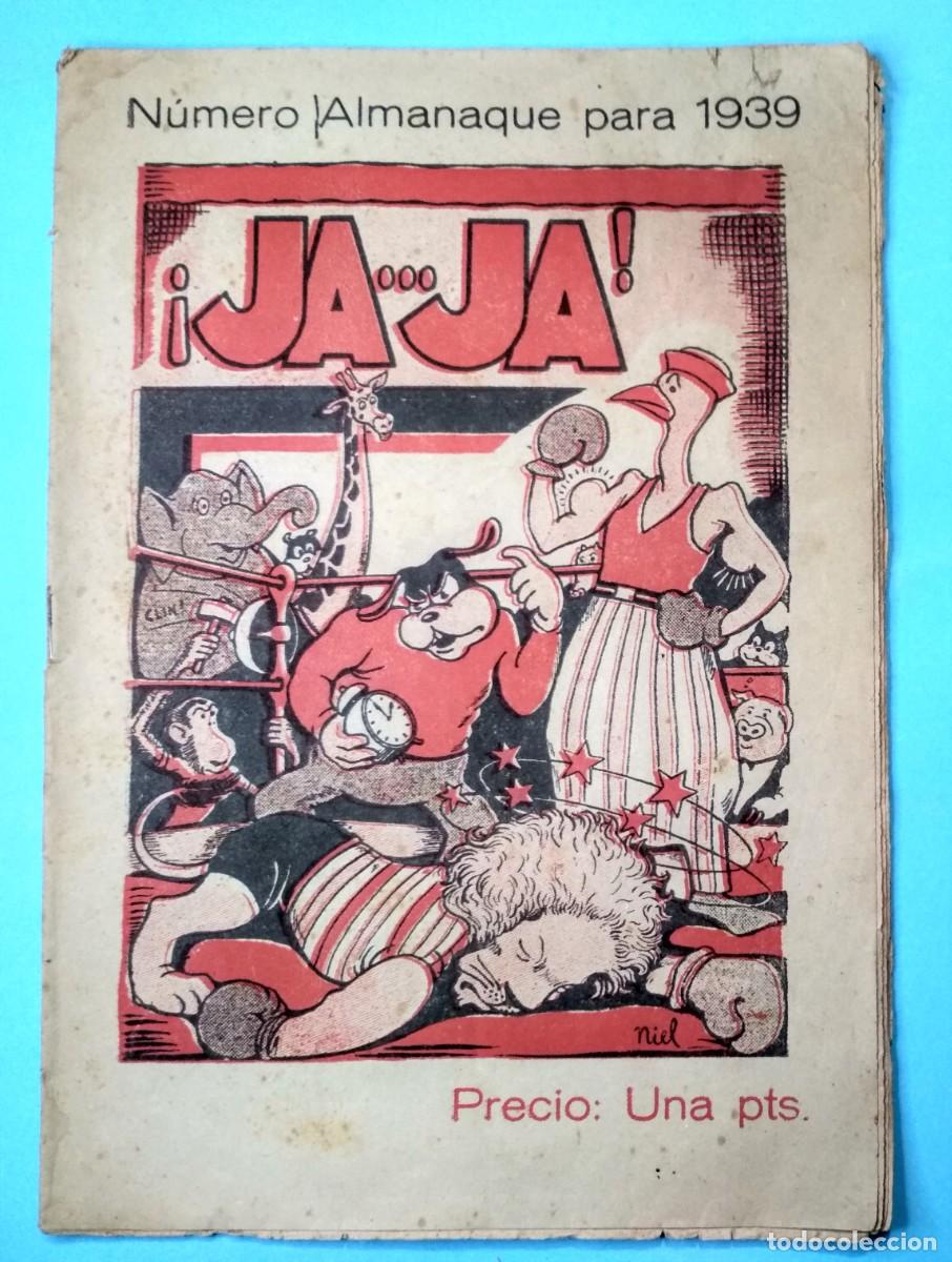 Tebeos: N&Uacute;MERO ALMANAQUE PARA 1939. JA JA - Foto 1