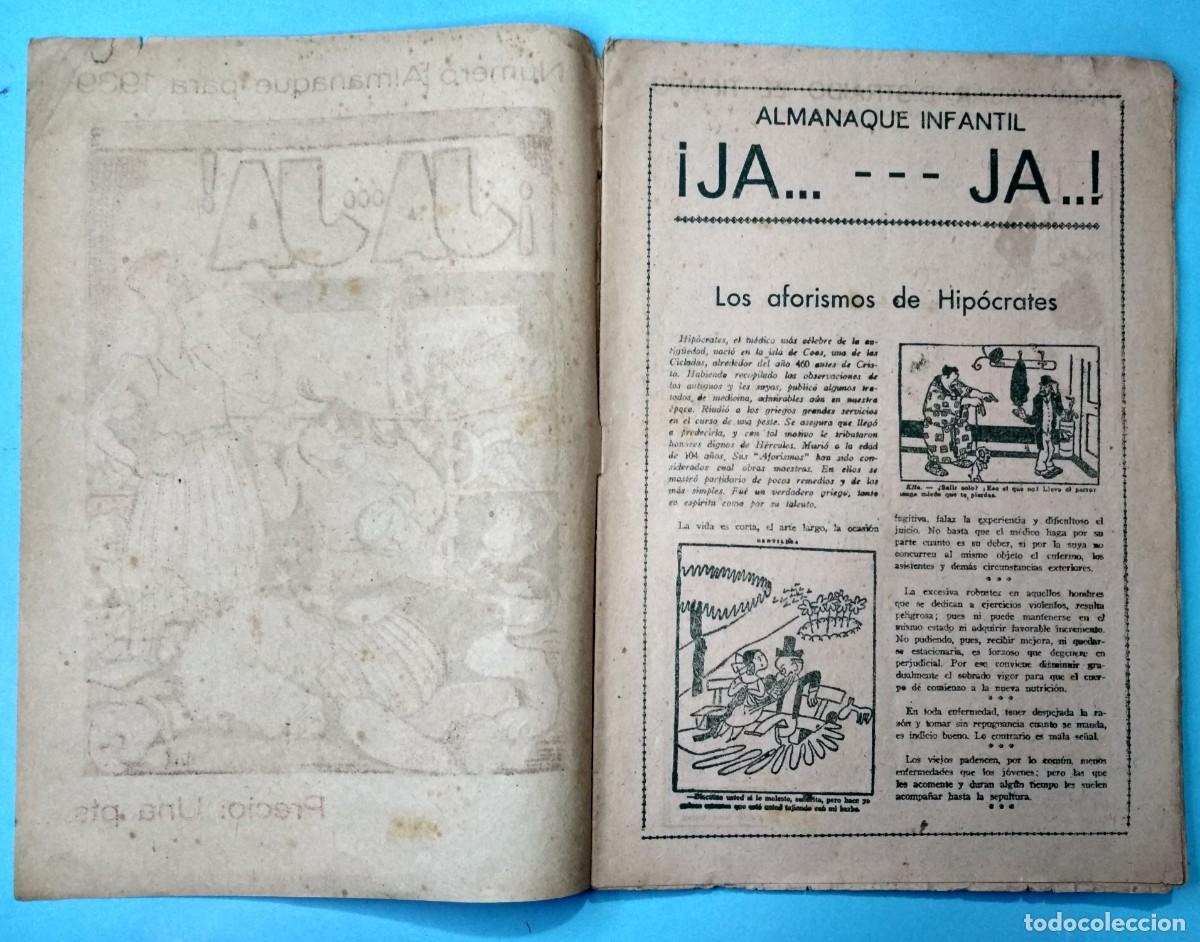 Tebeos: N&Uacute;MERO ALMANAQUE PARA 1939. JA JA - Foto 2