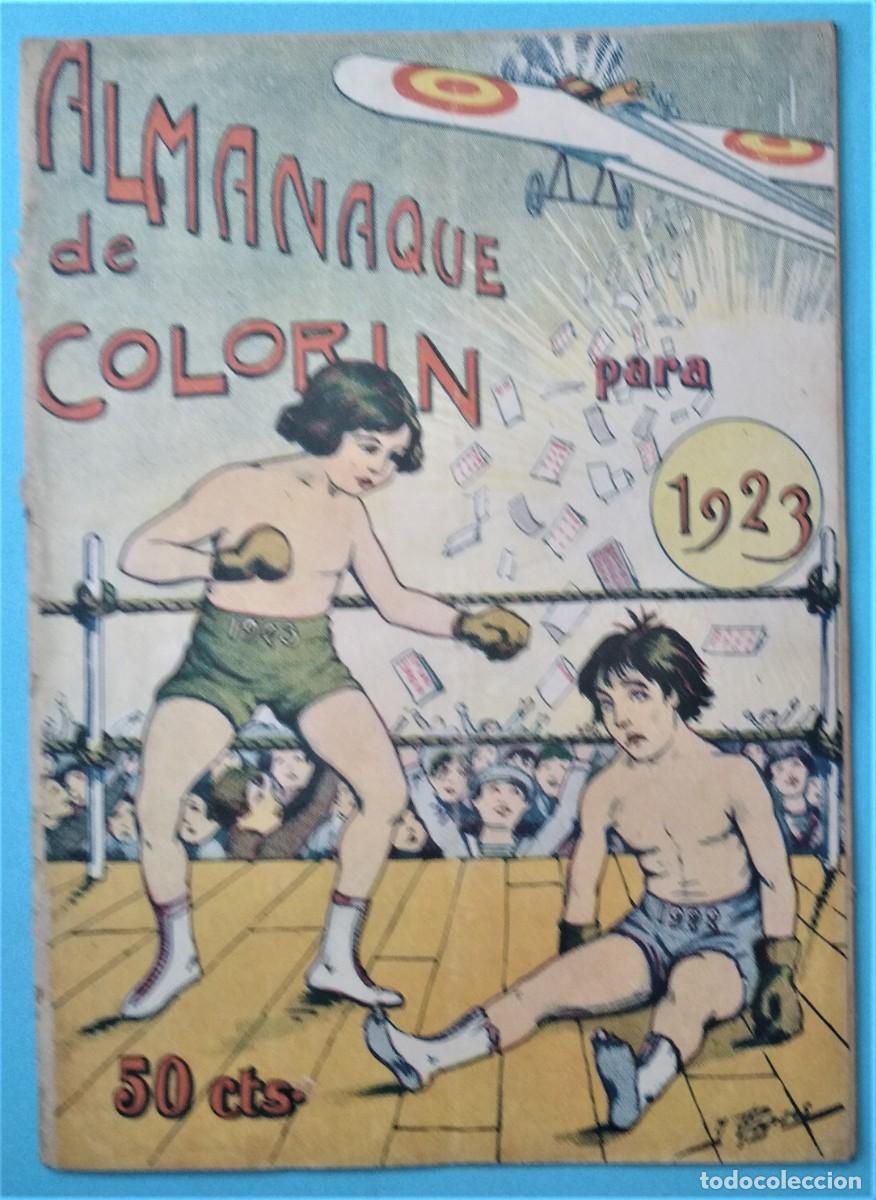 Tebeos: ALMANAQUE DE COLOR&Iacute;N PARA 1923. - Foto 1