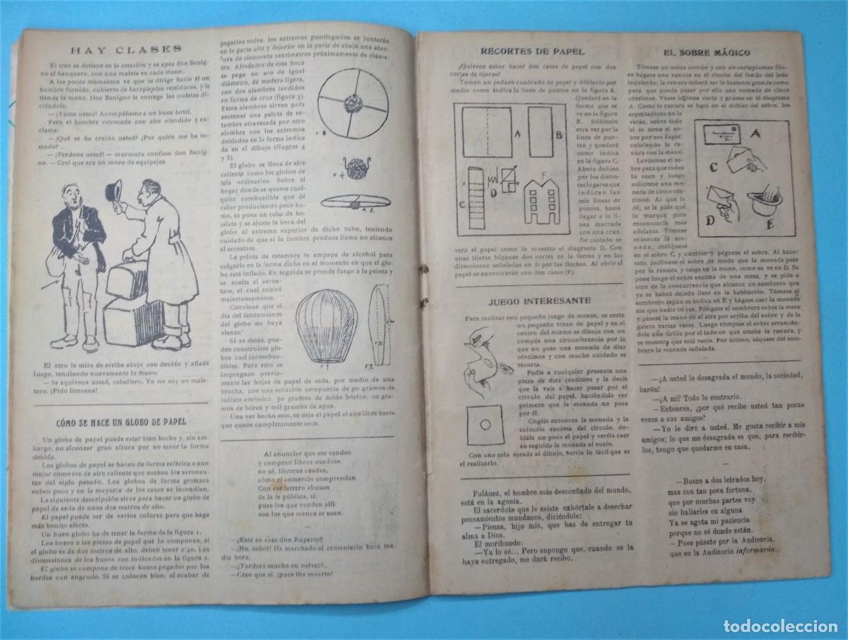 Tebeos: ALMANAQUE DE COLOR&Iacute;N PARA 1923. - Foto 3