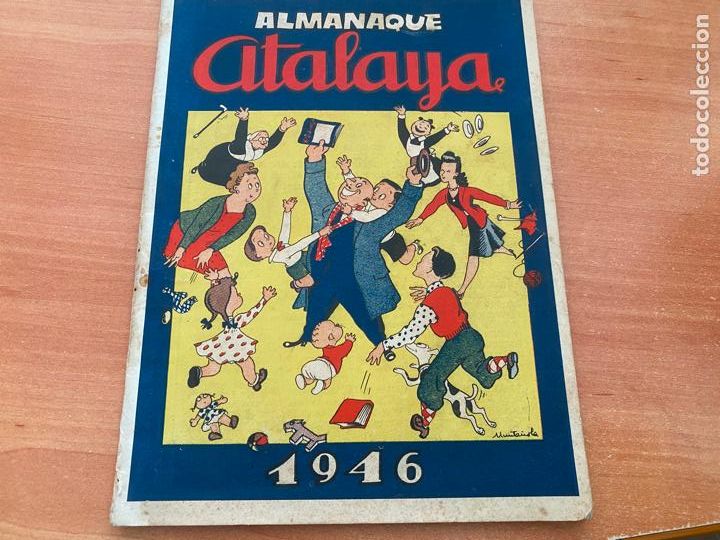 Tebeos: ATALAYA ALMANAQUE PARA 1946. ORIGINAL (COM5) - Foto 1