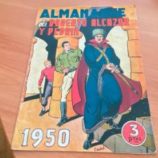 Tebeos: ALMANAQUE ROBERTO ALCAZAR Y PEDRIN PARA 1950 (ORIGINAL VALENCIANA) (COIB214)