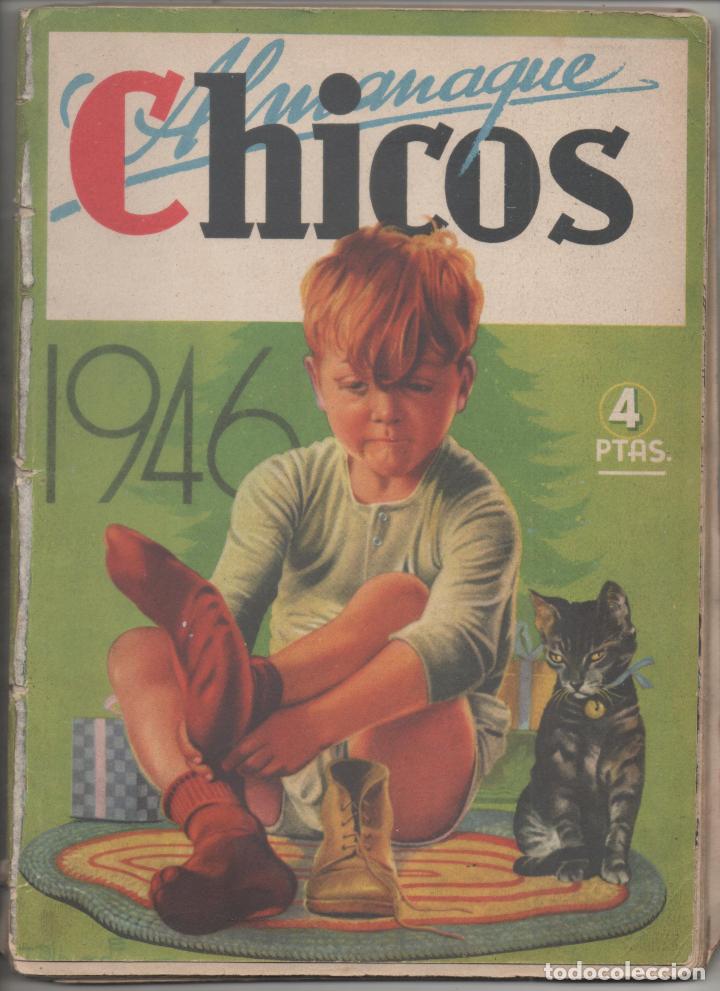 Tebeos: ALMANAQUE CHICOS 1946 -D7 - Foto 1