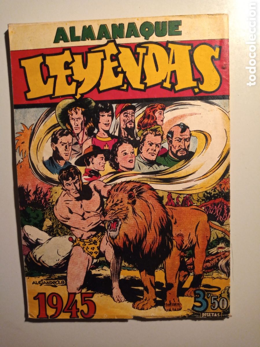 Tebeos: ALMANAQUE DE LEYENDAS 1945 - Foto 2