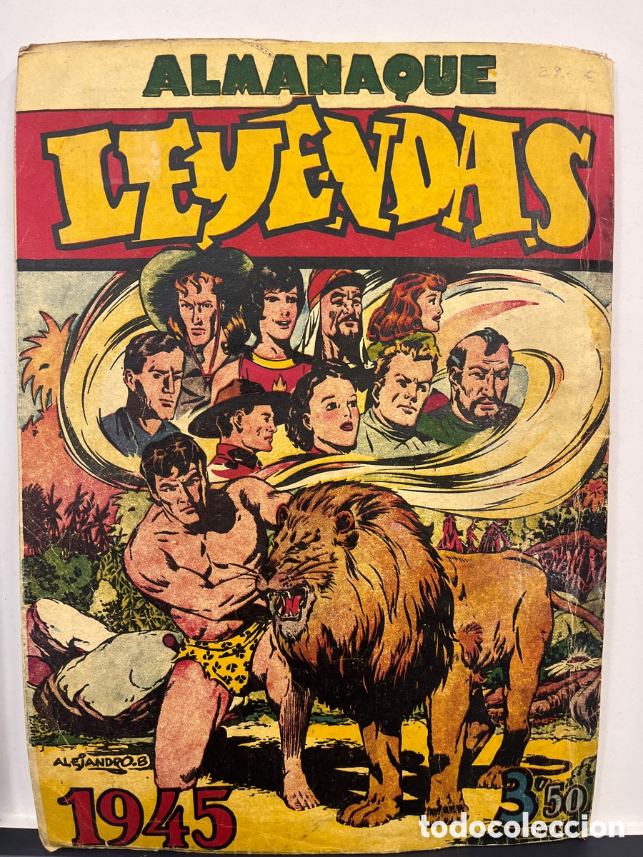 Tebeos: ALMANAQUE DE LEYENDAS 1945 - Foto 2