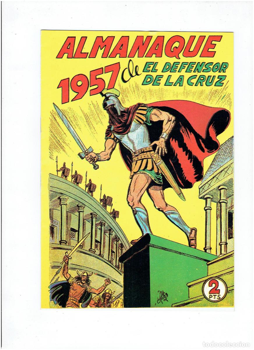 Tebeos: * ALMANAQUE EL DEFENSOR DE LA CRUZ A&Ntilde;O 1957 * REEDICION * - Foto 1