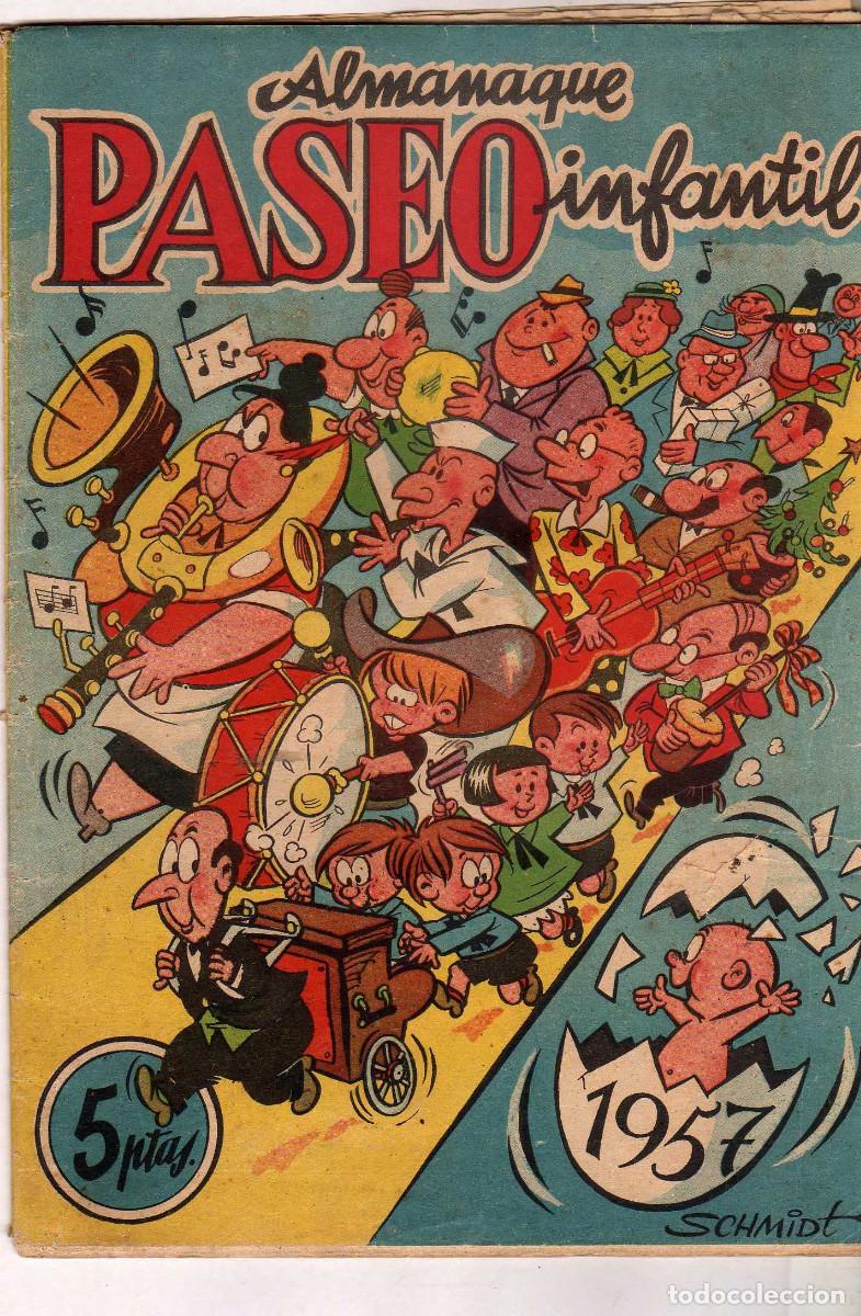 Tebeos: ALMANAQUE PASEO INFANTIL 1957 - Foto 1