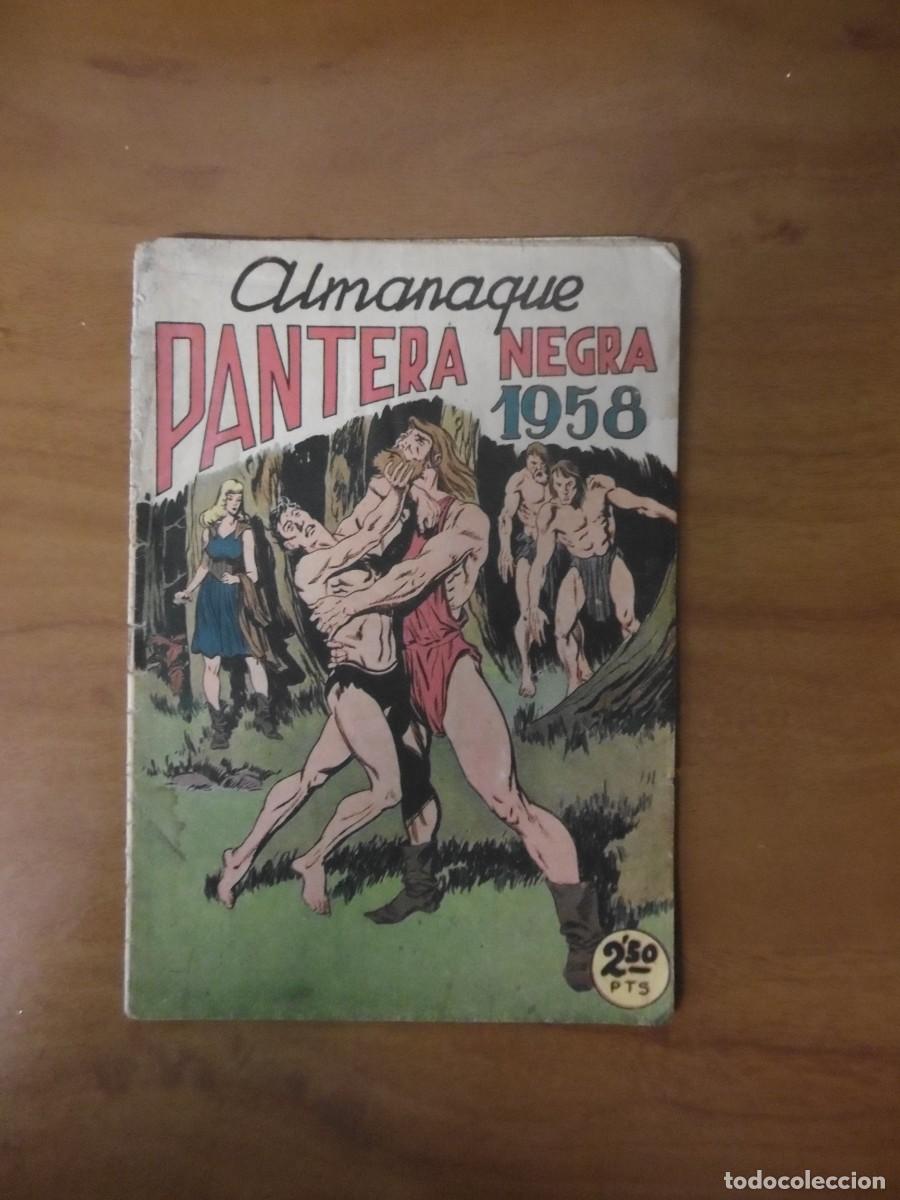 Tebeos: 6 ALMANAQUES ORIGINALES - PANTERA NEGRA y VARIOS - Foto 1