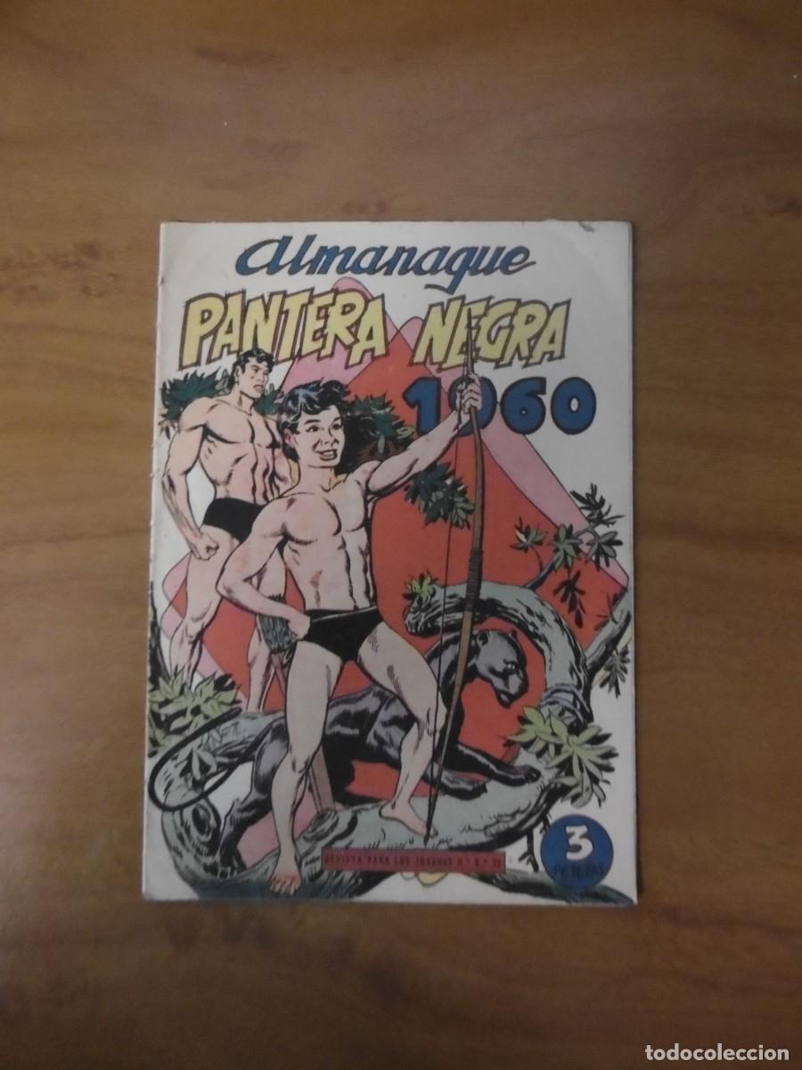 Tebeos: 6 ALMANAQUES ORIGINALES - PANTERA NEGRA y VARIOS - Foto 3