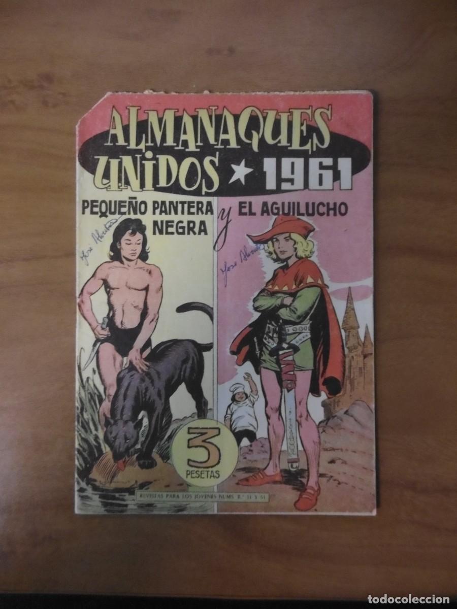 Tebeos: 6 ALMANAQUES ORIGINALES - PANTERA NEGRA y VARIOS - Foto 4