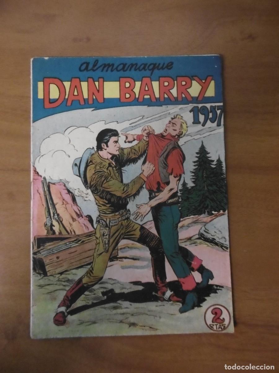 Tebeos: 4 ALMANAQUES ORIGINALES DE DAN BARRY TERREMOTO - Foto 2