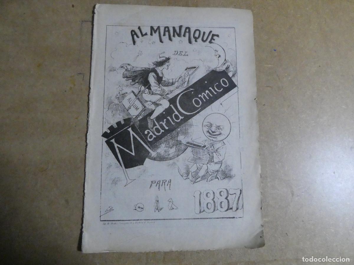 Tebeos: almanaque del Madrid C&oacute;mico para 1887 - Foto 1