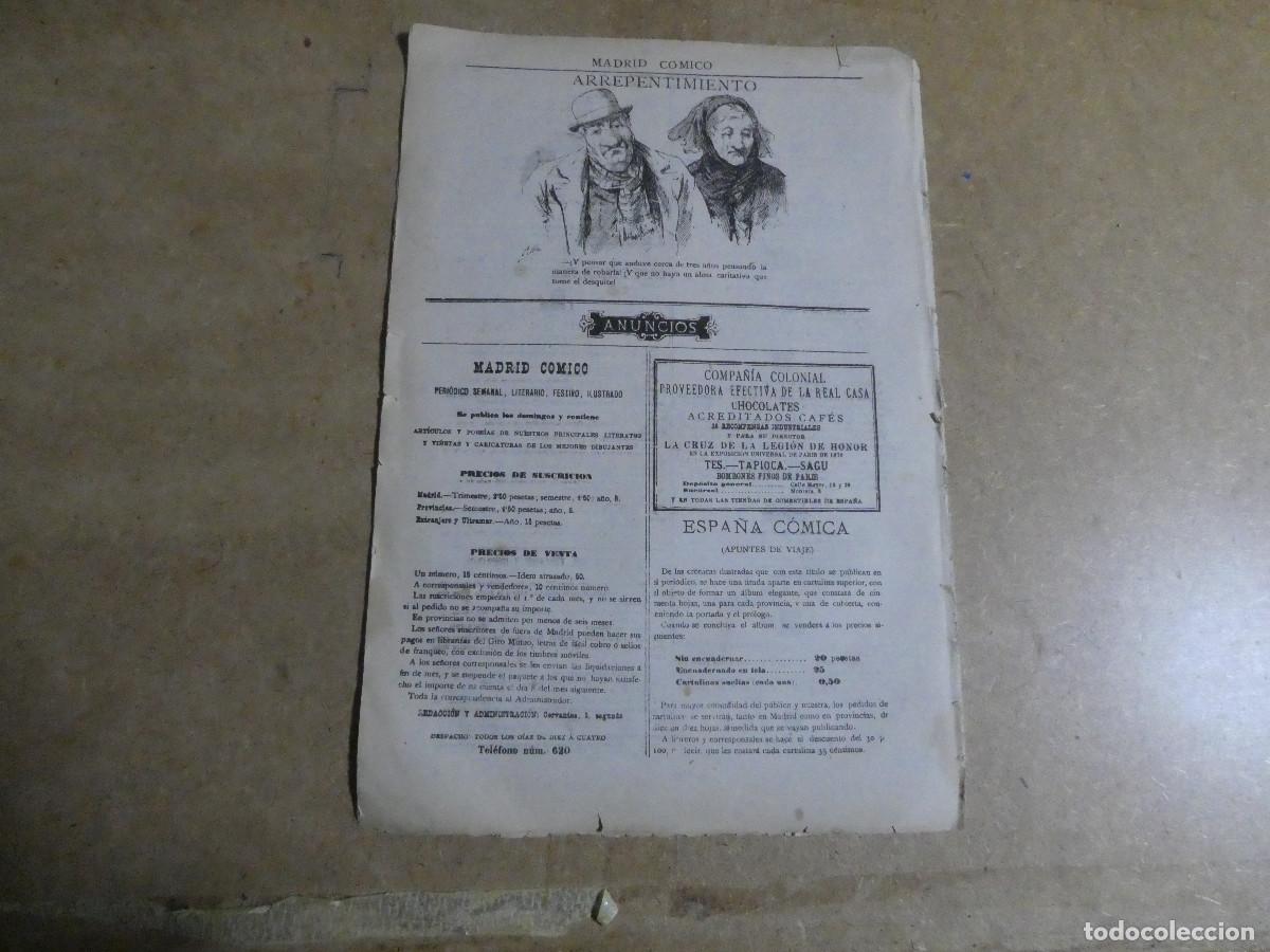 Tebeos: almanaque del Madrid C&oacute;mico para 1887 - Foto 2