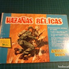 Tebeos: HAZAÑAS BELICAS. ALMANAQUE 1965. ORIGINAL. (AV-10)